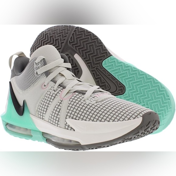 Nike LeBron Witness 7 Pewter/Mint Basketball Sneakers 8